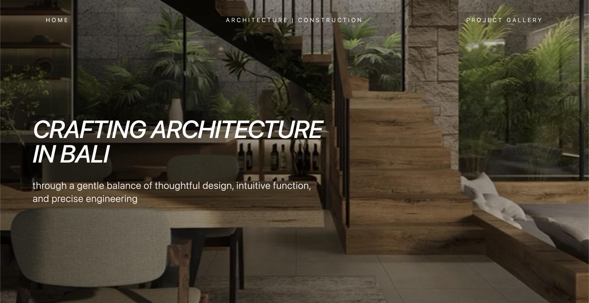 Bali Blueprint website